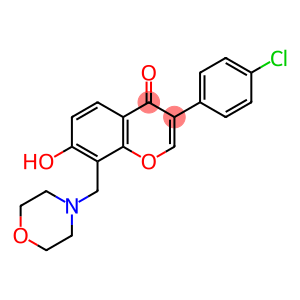 3-(4-chlorophenyl)-7-hydroxy-8-(4-morpholinylmethyl)-4H-chromen-4-one