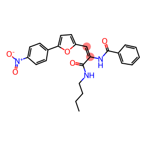 N-[1-[(butylamino)carbonyl]-2-(5-{4-nitrophenyl}-2-furyl)vinyl]benzamide