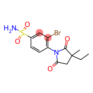 3-Bromo-4-(3-ethyl-3-methyl-2,5-dioxopyrrolidin-1-yl)benzenesulfonamide