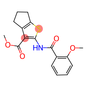 methyl 2-[(2-methoxybenzoyl)amino]-5,6-dihydro-4H-cyclopenta[b]thiophene-3-carboxylate