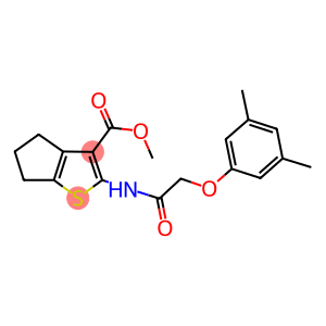 methyl 2-{[(3,5-dimethylphenoxy)acetyl]amino}-5,6-dihydro-4H-cyclopenta[b]thiophene-3-carboxylate