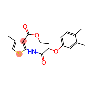 ethyl 2-{[(3,4-dimethylphenoxy)acetyl]amino}-4,5-dimethyl-3-thiophenecarboxylate