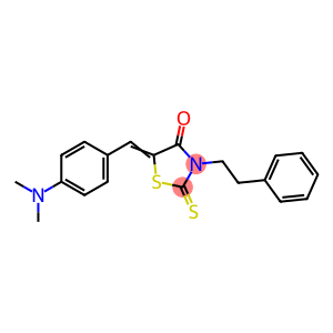 5-[4-(dimethylamino)benzylidene]-3-(2-phenylethyl)-2-thioxo-1,3-thiazolidin-4-one