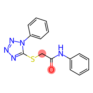 N-phenyl-2-((1-phenyl-1H-tetrazol-5-yl)thio)acetamide