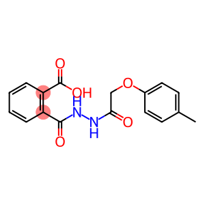 2-({2-[(4-methylphenoxy)acetyl]hydrazinyl}carbonyl)benzoic acid