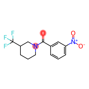 (3-nitrophenyl)(3-(trifluoromethyl)piperidin-1-yl)methanone