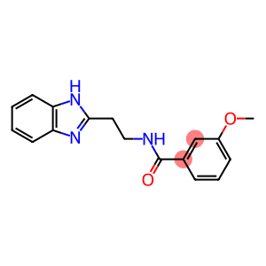 Benzamide, N-[2-(1H-benzimidazol-2-yl)ethyl]-3-methoxy-