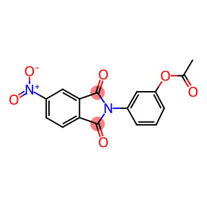 3-{5-nitro-1,3-dioxo-1,3-dihydro-2H-isoindol-2-yl}phenyl acetate