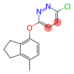 Pyridazine, 3-chloro-6-[(2,3-dihydro-7-methyl-1H-inden-4-yl)oxy]-