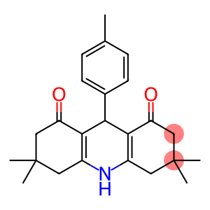 3,3,6,6-tetramethyl-9-(4-methylphenyl)-3,4,6,7,9,10-hexahydro-1,8(2H,5H)-acridinedione