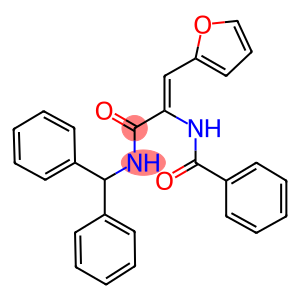 N-[1-[(benzhydrylamino)carbonyl]-2-(2-furyl)vinyl]benzamide