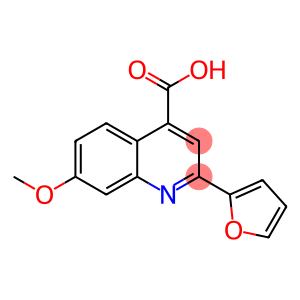 2-(呋喃-2-基)-7-甲氧基喹啉-4-羧酸