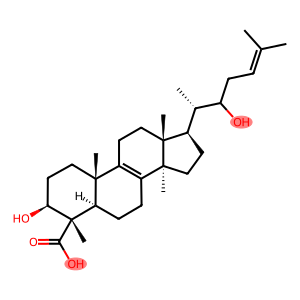 (20S)-3β,22-Dihydroxy-5α-lanosta-8,24-dien-28-oic acid