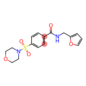 Benzamide, N-(2-furanylmethyl)-4-(4-morpholinylsulfonyl)-