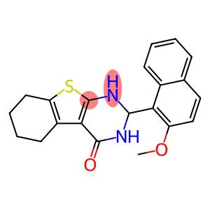 2-(2-methoxy-1-naphthyl)-2,3,5,6,7,8-hexahydro[1]benzothieno[2,3-d]pyrimidin-4(1H)-one