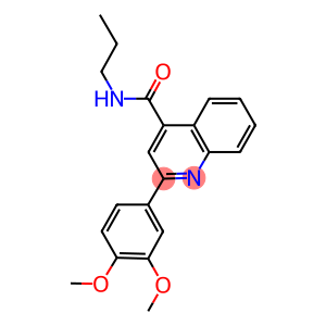 2-(3,4-dimethoxyphenyl)-N-propyl-4-quinolinecarboxamide