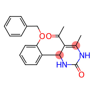 5-acetyl-4-[2-(benzyloxy)phenyl]-6-methyl-3,4-dihydro-2(1H)-pyrimidinone