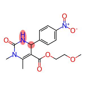 2-methoxyethyl 1,6-dimethyl-4-(4-nitrophenyl)-2-oxo-1,2,3,4-tetrahydropyrimidine-5-carboxylate