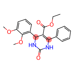 ethyl 4-(2,3-dimethoxyphenyl)-2-oxo-6-phenyl-1,2,3,4-tetrahydro-5-pyrimidinecarboxylate