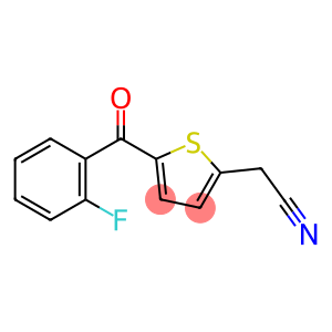 2-(5-(2-氟苯甲酰基)噻吩-2-基)乙腈