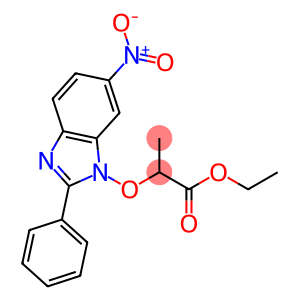 ETHYL 2-[(6-NITRO-2-PHENYL-1H-1,3-BENZIMIDAZOL-1-YL)OXY]PROPANOATE