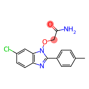 2-([6-CHLORO-2-(4-METHYLPHENYL)-1H-1,3-BENZIMIDAZOL-1-YL]OXY)ACETAMIDE