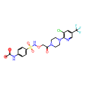 N-(4-([(2-(4-[3-CHLORO-5-(TRIFLUOROMETHYL)-2-PYRIDINYL]PIPERAZINO)-2-OXOETHOXY)AMINO]SULFONYL)PHENYL)ACETAMIDE