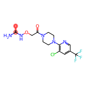 n-(2-(4-[3-chloro-5-(trifluoromethyl)-2-pyridinyl]piperazino)-2-oxoethoxy)urea