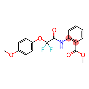 METHYL 2-([2,2-DIFLUORO-2-(4-METHOXYPHENOXY)ACETYL]AMINO)BENZENECARBOXYLATE