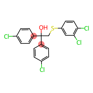 1,1-BIS(4-CHLOROPHENYL)-2-[(3,4-DICHLOROPHENYL)SULFANYL]-1-ETHANOL