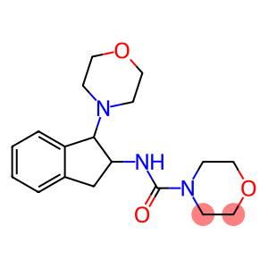 N-(1-MORPHOLINO-2,3-DIHYDRO-1H-INDEN-2-YL)-4-MORPHOLINECARBOXAMIDE