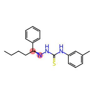 1-phenyl-1-pentanone N-(3-methylphenyl)thiosemicarbazone