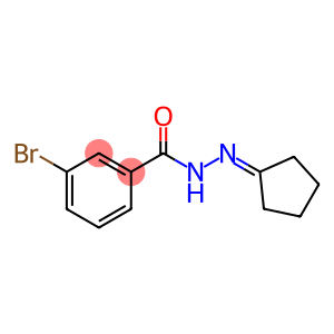 3-bromo-N'-cyclopentylidenebenzohydrazide