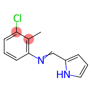 N-(3-chloro-2-methylphenyl)-N-(1H-pyrrol-2-ylmethylene)amine