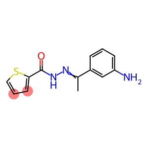 N'-[1-(3-aminophenyl)ethylidene]-2-thiophenecarbohydrazide