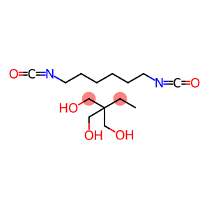 Hexamethylene diisocyanate-trimethylolpropane polymer