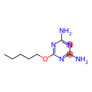 6-(Pentyloxy)-1,3,5-triazine-2,4-diamine