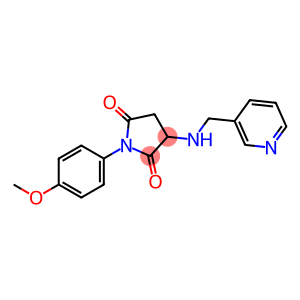 1-(4-methoxyphenyl)-3-[(pyridin-3-ylmethyl)amino]pyrrolidine-2,5-dione