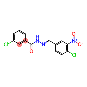 3-chloro-N'-{4-chloro-3-nitrobenzylidene}benzohydrazide