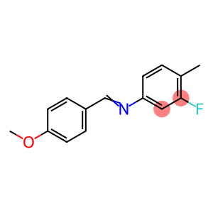 Benzenamine, 3-fluoro-N-[(4-methoxyphenyl)methylene]-4-methyl-