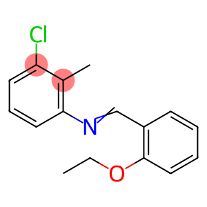 (3-chloro-2-methylphenyl)(2-ethoxybenzylidene)amine