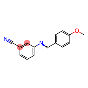 3-[(4-methoxybenzylidene)amino]benzonitrile