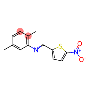 Benzenamine, 2,5-dimethyl-N-[(5-nitro-2-thienyl)methylene]-