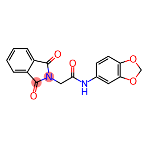 N-(1,3-benzodioxol-5-yl)-2-(1,3-dioxo-1,3-dihydro-2H-isoindol-2-yl)acetamide