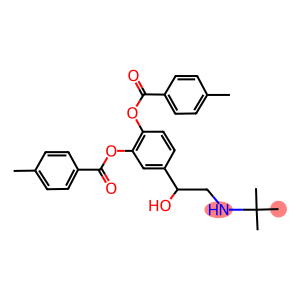 Bis(4-methylbenzoic acid)4-[2-(tert-butylamino)-1-hydroxyethyl]-1,2-phenylene ester