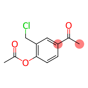 Ethanone, 1-[4-(acetyloxy)-3-(chloromethyl)phenyl]-