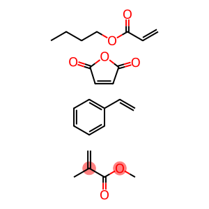 2-Propenoic acid,2-methyl-,methyl ester,polymer with butyl 2-propenoate,ethenylbenzene and 2,5-furandione