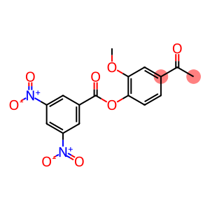 4-acetyl-2-methoxyphenyl 3,5-bisnitrobenzoate