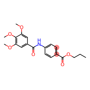 propyl 4-[(3,4,5-trimethoxybenzoyl)amino]benzoate