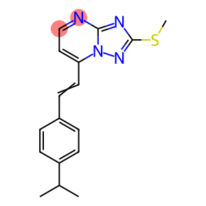 7-(4-ISOPROPYLSTYRYL)-2-(METHYLSULFANYL)[1,2,4]TRIAZOLO[1,5-A]PYRIMIDINE